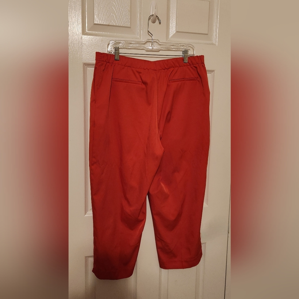 Orange Capri Pants - Picture 2 of 2